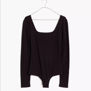 Madewell Square Neck Thong Bodysuit - Small